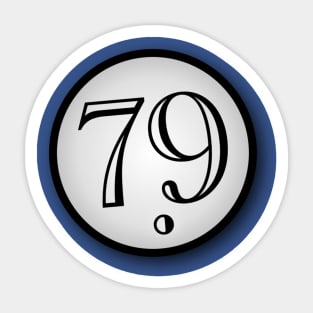 Seventy-nine Sticker